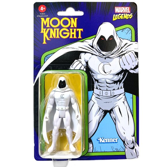 MARVEL Legends Moon Knight Retro 375 Collection Action Figure Wave 7 - NEW - Picture 2 of 7